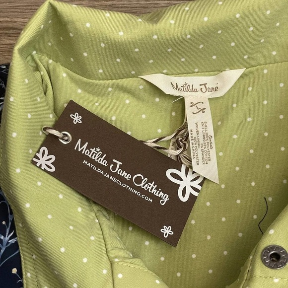 Matilda Jane Brighten the Day Navy Blue Floral Softshell Jacket - Picture 4 of 13